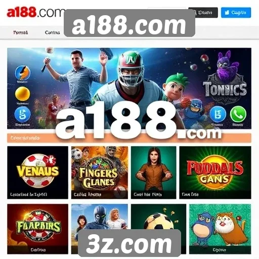 Explorando a variedade de jogos disponíveis no a188.com